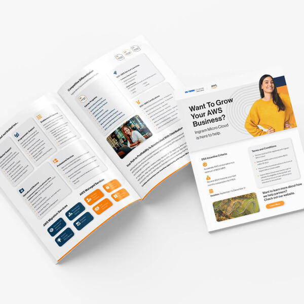 Whitepaper design for AWS digital marketing campaigns